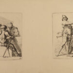 1690 1ed Salvator Rosa ART Sketches Soldiers Philosophers Engravings Woodcuts