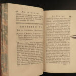 1772 Voltaire Elements of Isaac NEWTON Philosophy Optics Physics Science Illustrated