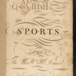 1807 HUNTING & FISHING 1ed Rural Sports Color Illustrated Horses DOGS Falconry