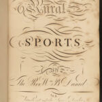 1807 HUNTING & FISHING 1ed Rural Sports Color Illustrated Horses DOGS Falconry