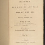 1850 FAMOUS Edward Gibbon Decline & Fall of Roman Empire Caesar ROME 6v SET