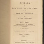 1850 FAMOUS Edward Gibbon Decline & Fall of Roman Empire Caesar ROME 6v SET