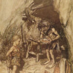 1911 1st ed Wagner Ring Niblung Siegfried Rackham NORSE Mythology ART Tolkien