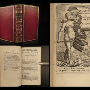 1640 History of JUSTIN Pompeius Trogus Macedonia ROME Augustus Caesar Elzevier