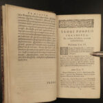 1640 History of JUSTIN Pompeius Trogus Macedonia ROME Augustus Caesar Elzevier