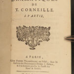 1692 French Theatre Dramatic Poems of Thomas Corneille Plays Drama 5v SET Paris
