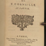 1692 French Theatre Dramatic Poems of Thomas Corneille Plays Drama 5v SET Paris