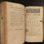 1692 French Theatre Dramatic Poems of Thomas Corneille Plays Drama 5v SET Paris