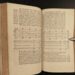 1672 PHYSICS Rohault Isaac NEWTON Optics Philosophy Science Experiments 2v
