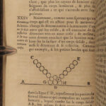 1672 PHYSICS Rohault Isaac NEWTON Optics Philosophy Science Experiments 2v