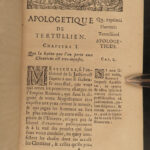 1684 Tertullian Apologetics Early Church Father Pagan Gnosticism Heresy Giry