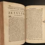 1685 Blaise PASCAL Provincial Letters Witchcraft JESUIT Magic Les Provinciales