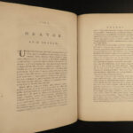 1783 HUGE FOLIOS Cicero Rhetoric Orations Letters Officiis Philosophy ROME Oxford 10v