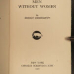 1927 1ed Hemingway Men without Women Ernest World War I Europe Bull Fighting