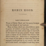 1855 Robin Hood and Merry Foresters English Folklore Little John Stephen Percy
