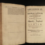 1677 PURITAN 1ed Bramhall Hobbes Scottish Schism Papacy Sabbath Dublin Ireland