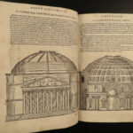 1566 1ed Serlio Architecture Italian Renaissance ROME Woodcuts Egypt Pyramids