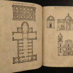 1566 1ed Serlio Architecture Italian Renaissance ROME Woodcuts Egypt Pyramids