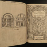 1566 1ed Serlio Architecture Italian Renaissance ROME Woodcuts Egypt Pyramids