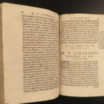 1570 De Officiis CICERO Philosophy ROME Paradoxa Amicitia Dream of Scipio Cato