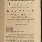 1692 MEDICINE & Surgery of Guy Patin Health Philosophy Tea Cures Healing 2v