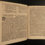 1742 Martin Luther Kirchepostille German BIBLE Devotional Prayer Halle Magdeburg