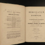 1841 Herculaneum & Pompeii ART Paintings Sculptures VESUVIUS 6v SET 718 PLATES!