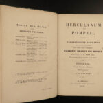 1841 Herculaneum & Pompeii ART Paintings Sculptures VESUVIUS 6v SET 718 PLATES!