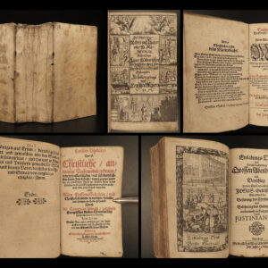 1664 MARTYRS Book Polycarp Cranmer Savonarola Coligny + Lutheran Welz 4in1 Meyer