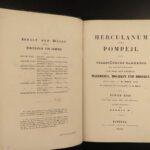 1841 Herculaneum & Pompeii ART Paintings Sculptures VESUVIUS 6v SET 718 PLATES!