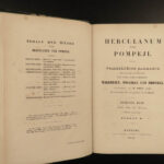 1841 Herculaneum & Pompeii ART Paintings Sculptures VESUVIUS 6v SET 718 PLATES!
