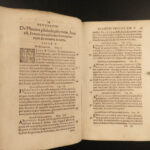 1572 Plutarch Moralia Greek Philosophy Essays Oracles Superstition Basel Vellum