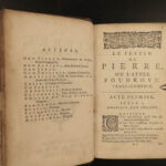 1679 Works of MOLIERE French Plays Theater School for Wives Misanthrope 4v LOT