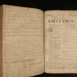 1683 HUGE English Holy BIBLE King James Amsterdam Swart Sternhold Psalms KJV