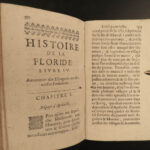 1670 History of Florida Hernando de Soto INCA Empire Spanish Conquests Vega 2v