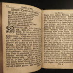 1736 German Prayerbook by Swiss Calvinist Zollikoffer Basel Geneva RARE Calvin
