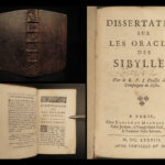 1678 1ed Sibylline Oracles PAGAN Prophecy Occult Philosophy RARE Jesuit Crasset