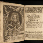 1703 ENORMOUS FOLIO German Martin Luther BIBLE Biblia Nuremberg Endters