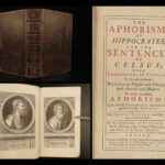 1735 Hippocrates Medicine SECRETS Aphorisms Surgery Celsus Medicina English RARE