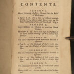 1750 Dublin Ireland 1ed Bible Sermons of Jeremiah Seed Evil Spirits Demons RARE
