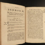 1750 Dublin Ireland 1ed Bible Sermons of Jeremiah Seed Evil Spirits Demons RARE