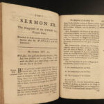 1750 Dublin Ireland 1ed Bible Sermons of Jeremiah Seed Evil Spirits Demons RARE