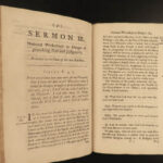 1750 Dublin Ireland 1ed Bible Sermons of Jeremiah Seed Evil Spirits Demons RARE