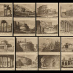 1795 Art Architecture Greco-Roman Colosseum Vatican Ruins Rome Domenico Pronti