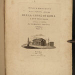 1795 Art Architecture Greco-Roman Colosseum Vatican Ruins Rome Domenico Pronti