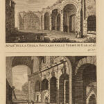 1795 Art Architecture Greco-Roman Colosseum Vatican Ruins Rome Domenico Pronti