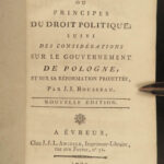 1790 Rousseau Social Contract Political Philosophy French Revolution Evreux Normandy