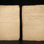 1484 DATED Two Handwritten Manuscripts on Vellum Latin Medieval Calligraphy RARE