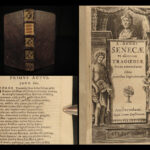 1646 SENECA Tragedies Stoic Philosophy Stoicism Mythology Hercules Amsterdam