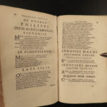 1694 Valesiana Roman Poetry Latin French Valois Cassius Dio Vellum Rare Binding
